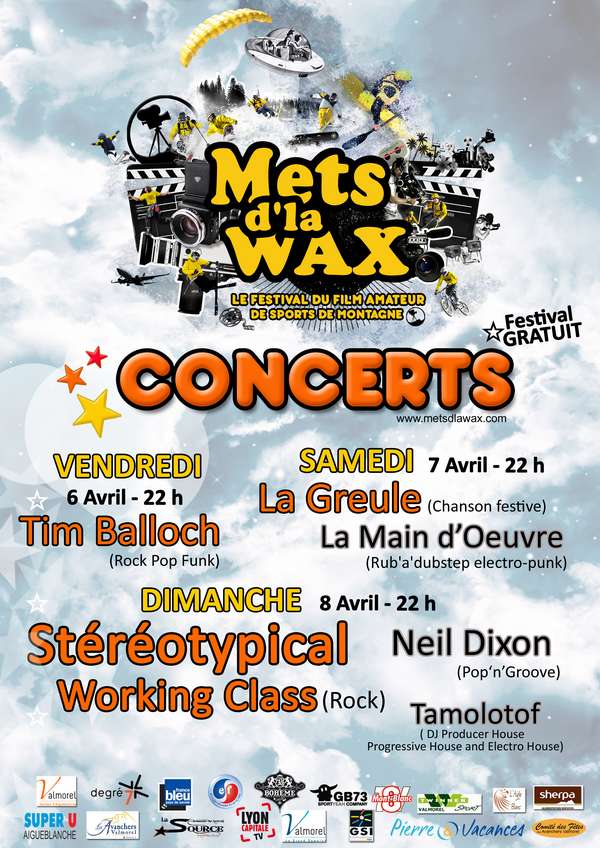 concerts mets d'la wax 2012