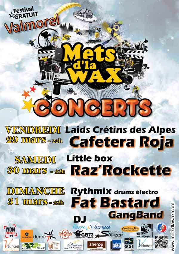 concerts mets d'la wax